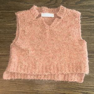Zara Kids Pink Sweater Vest